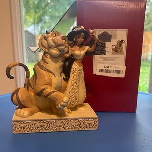 Disney Traditions Jasmine and Rajah Figurine